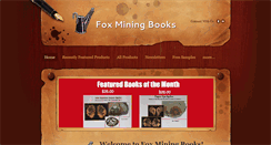 Desktop Screenshot of foxminingbooks.com